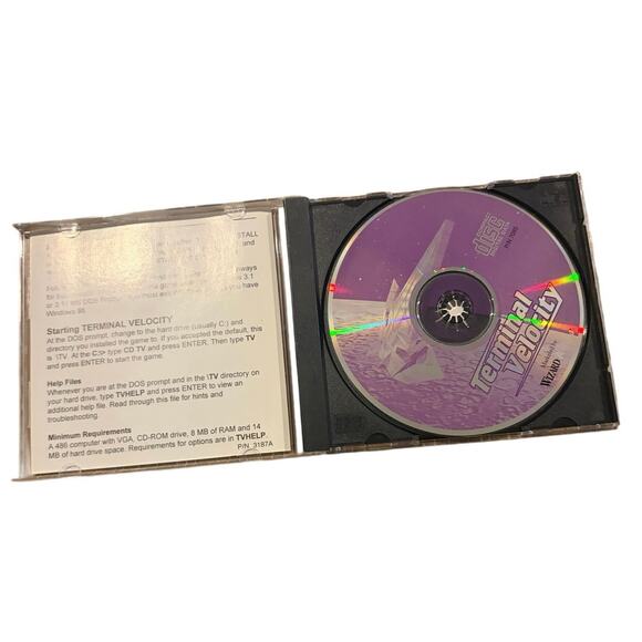 Terminal Velocity PC CD-ROM (1995) WizardWorks Shareware Edition Apogee Game - Picture 3 of 4